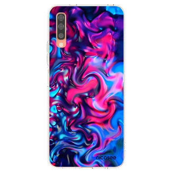 Picasee silikonowe przeźroczyste etui na Samsung Galaxy A70 A705F - Redlight