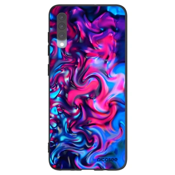 Picasee silikonowe czarne etui na Samsung Galaxy A70 A705F - Redlight