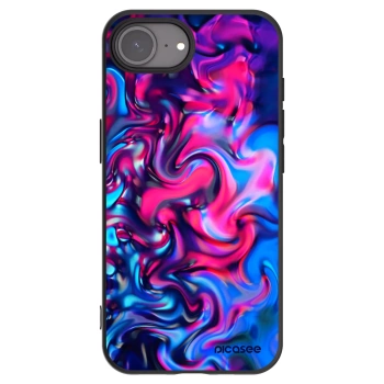 Picasee silikonowe czarne etui na Apple iPhone 17e - Redlight