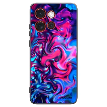 Picasee silikonowe czarne etui na Motorola Edge 60 Neo 5G - Redlight