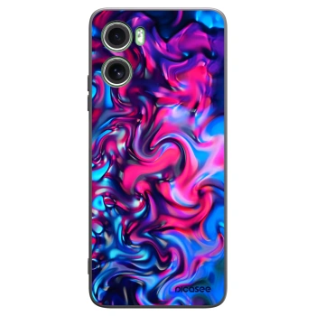 Picasee silikonowe czarne etui na Motorola Moto G06 - Redlight