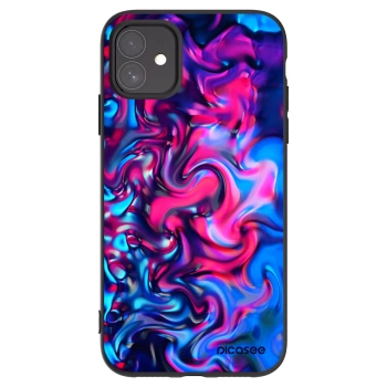 Picasee silikonowe czarne etui na Apple iPhone 11 - Redlight