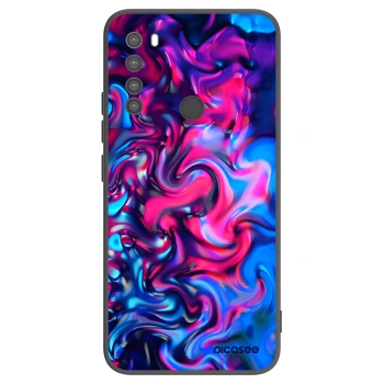 Picasee silikonowe czarne etui na Xiaomi Redmi Note 8 - Redlight