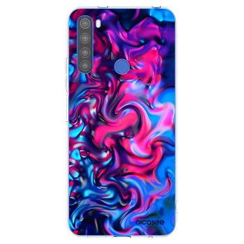 Picasee silikonowe przeźroczyste etui na Xiaomi Redmi Note 8T - Redlight