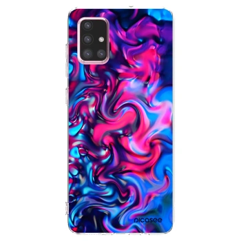 Picasee silikonowe przeźroczyste etui na Samsung Galaxy A71 A715F - Redlight