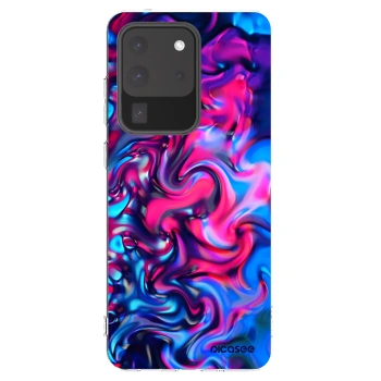 Picasee silikonowe przeźroczyste etui na Samsung Galaxy S20 Ultra 5G G988F - Redlight