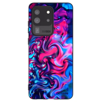 Picasee silikonowe czarne etui na Samsung Galaxy S20 Ultra 5G G988F - Redlight