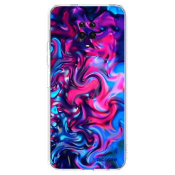 Picasee silikonowe przeźroczyste etui na Xiaomi Redmi Note 9 Pro - Redlight