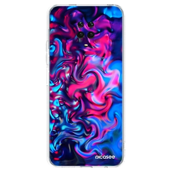 Picasee silikonowe przeźroczyste etui na Xiaomi Redmi Note 9S - Redlight