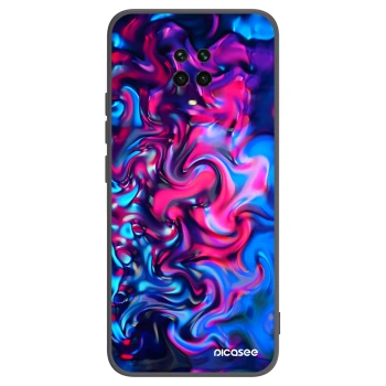 Picasee silikonowe czarne etui na Xiaomi Redmi Note 9S - Redlight