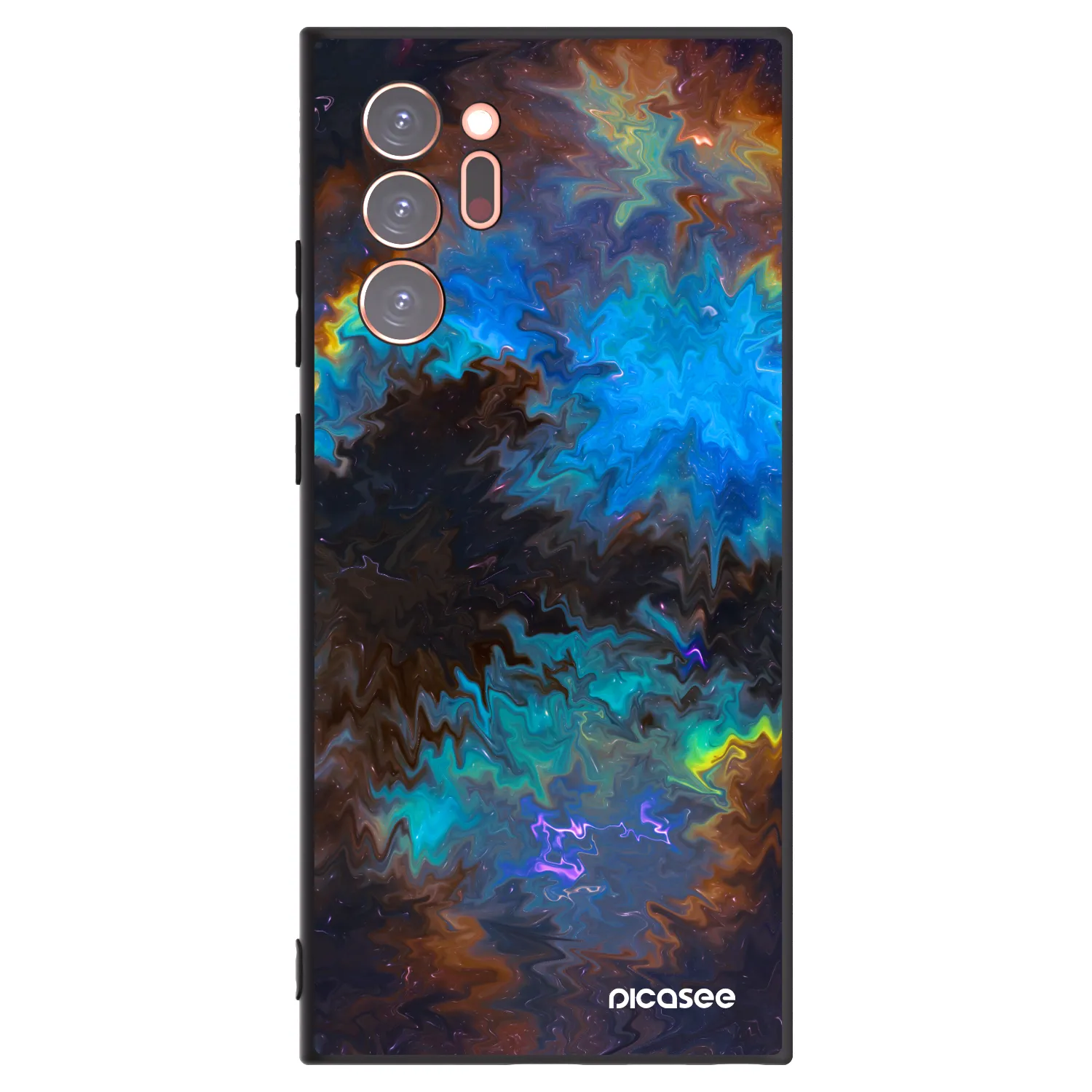 Picasee silikonowe czarne etui na Samsung Galaxy Note 20 Ultra - Space