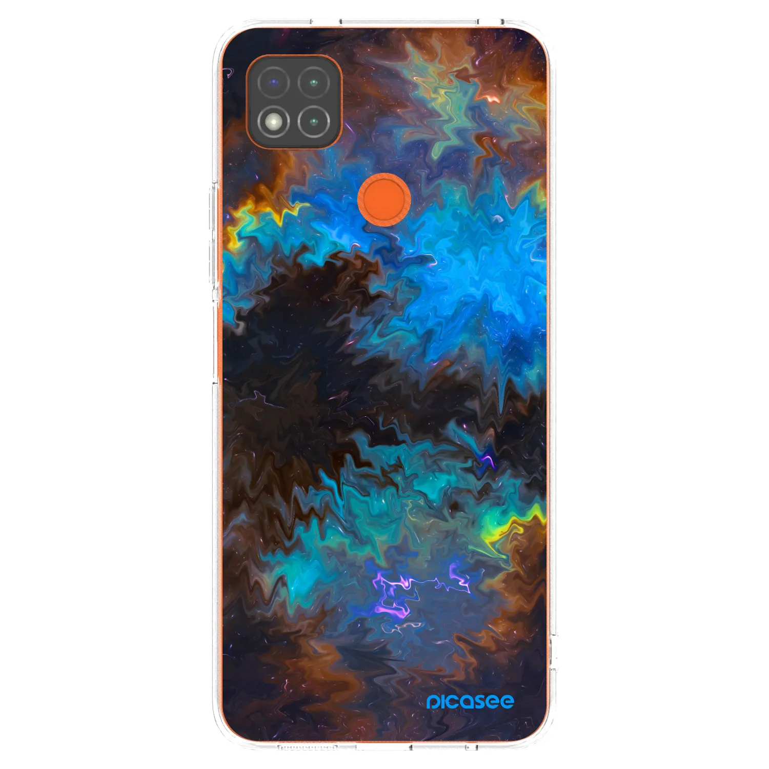 Picasee silikonowe przeźroczyste etui na Xiaomi Redmi 9C - Space