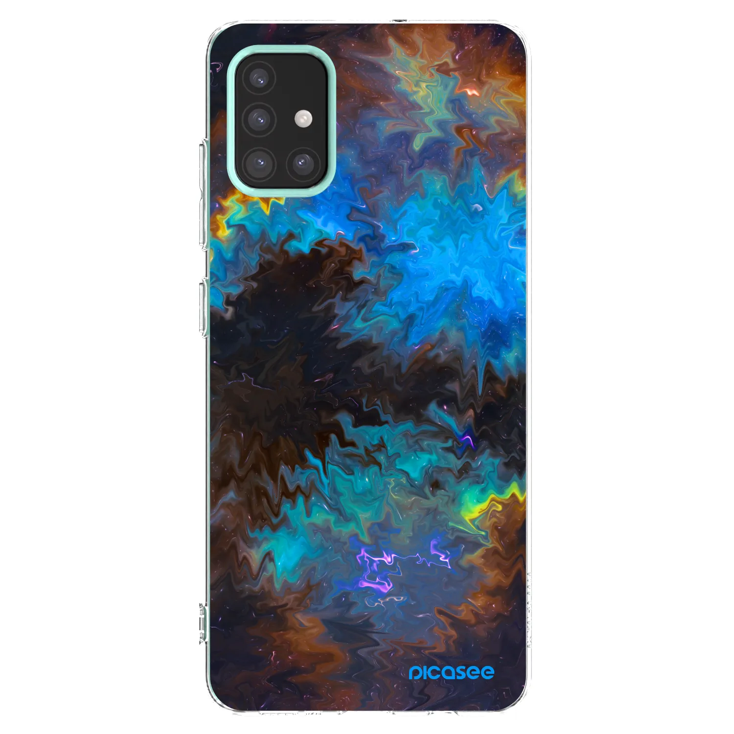 Picasee silikonowe przeźroczyste etui na Samsung Galaxy M31s - Space