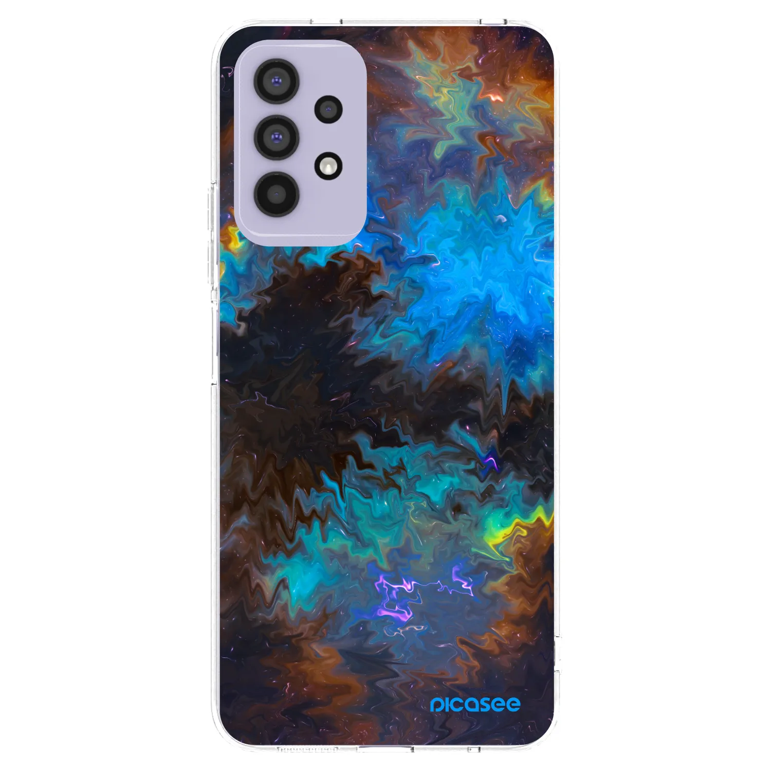 Picasee silikonowe przeźroczyste etui na Samsung Galaxy A32 4G SM-A325F - Space