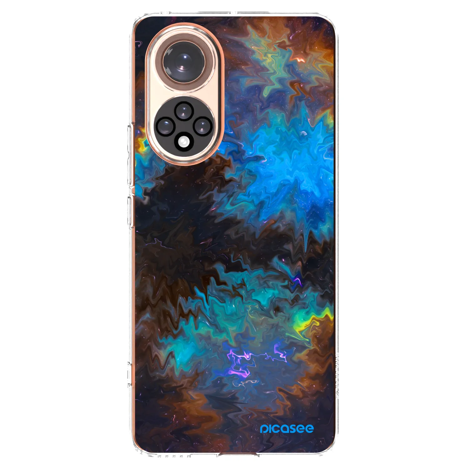 Picasee silikonowe przeźroczyste etui na Honor 50 5G - Space