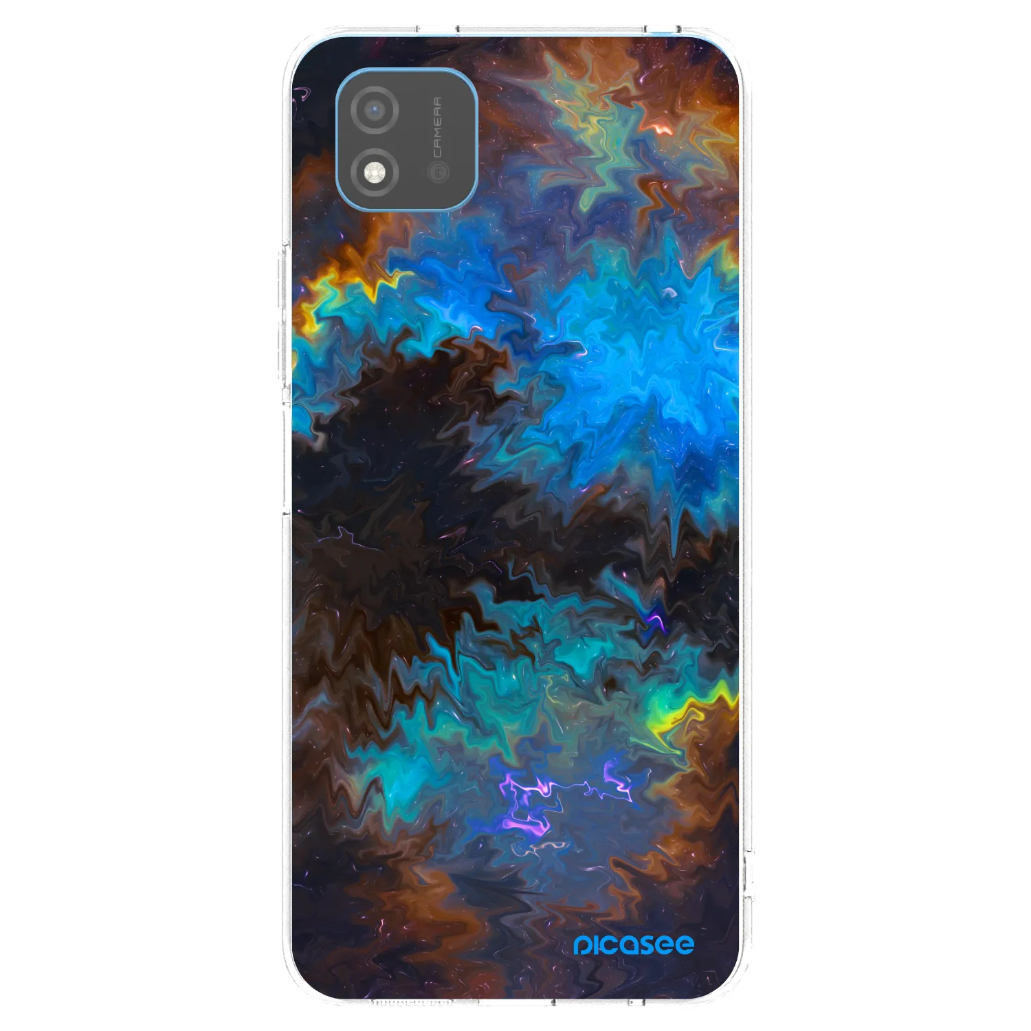 Picasee silikonowe przeźroczyste etui na Realme C11 (2021) - Space