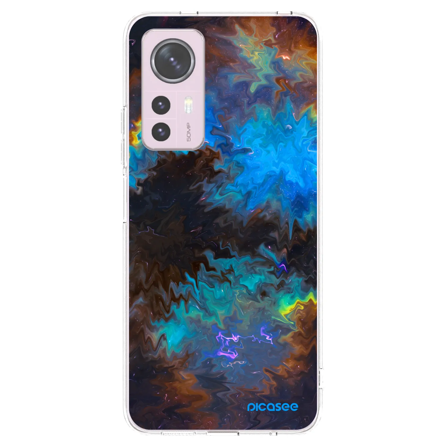 Picasee silikonowe przeźroczyste etui na Xiaomi 12 - Space