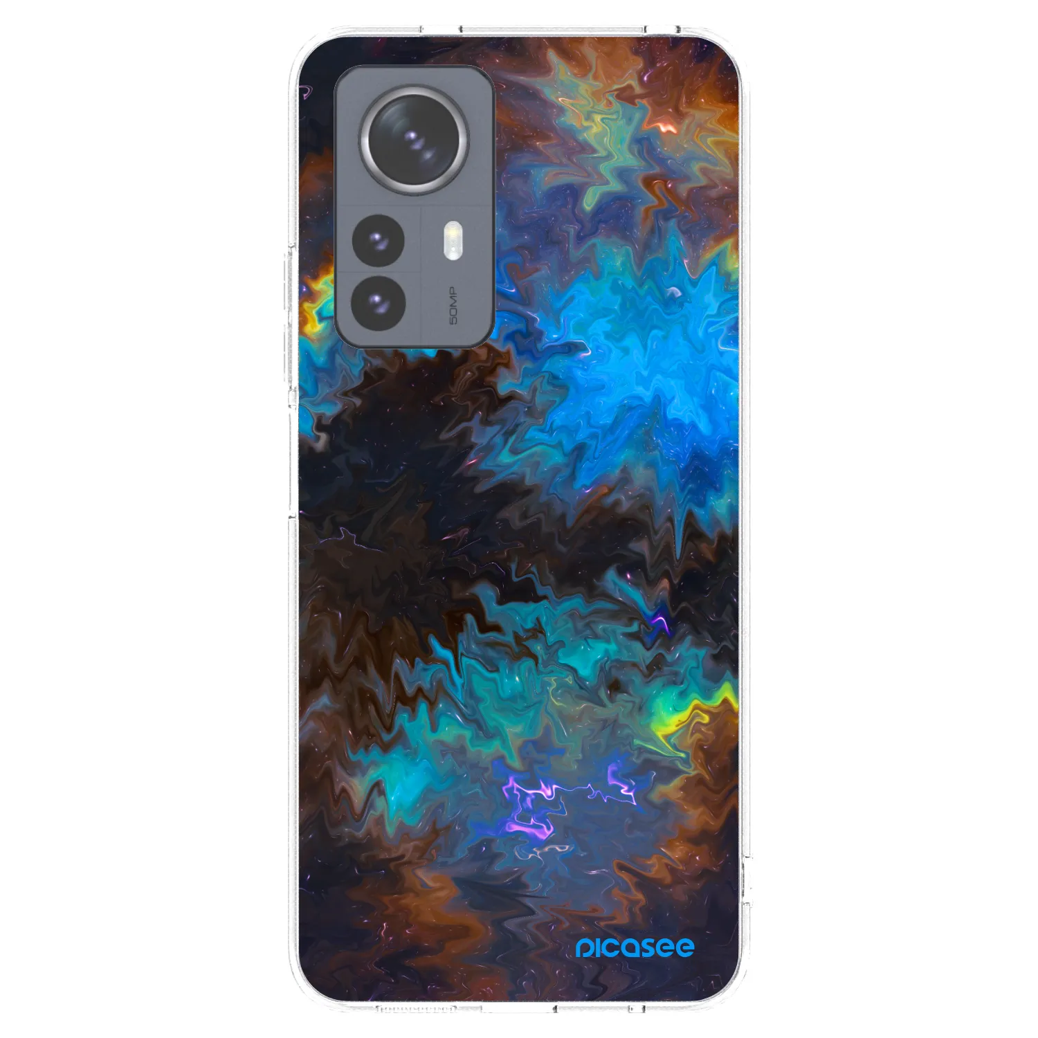 Picasee silikonowe przeźroczyste etui na Xiaomi 12 Pro - Space