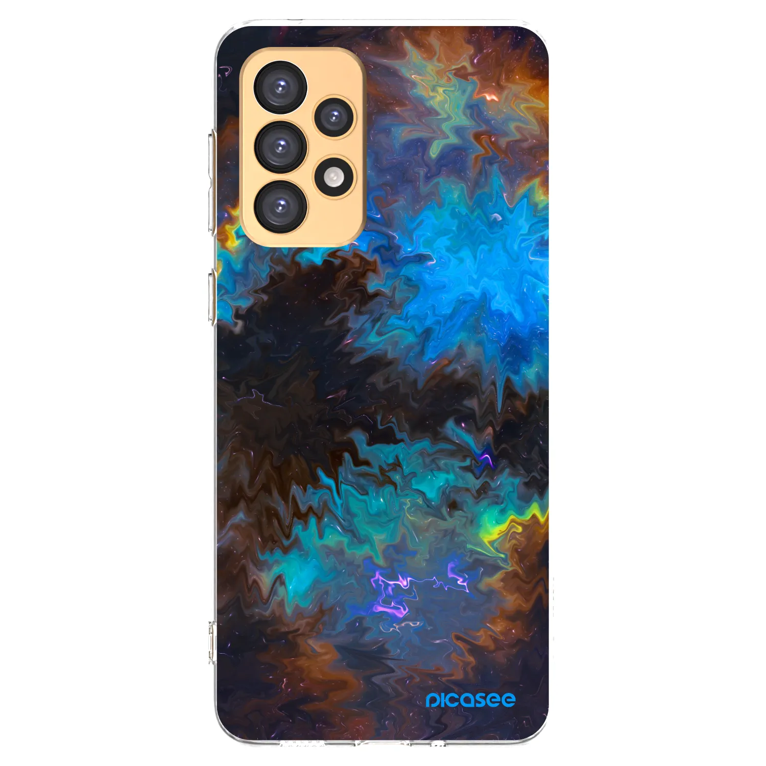 Picasee silikonowe przeźroczyste etui na Samsung Galaxy A33 5G A336 - Space