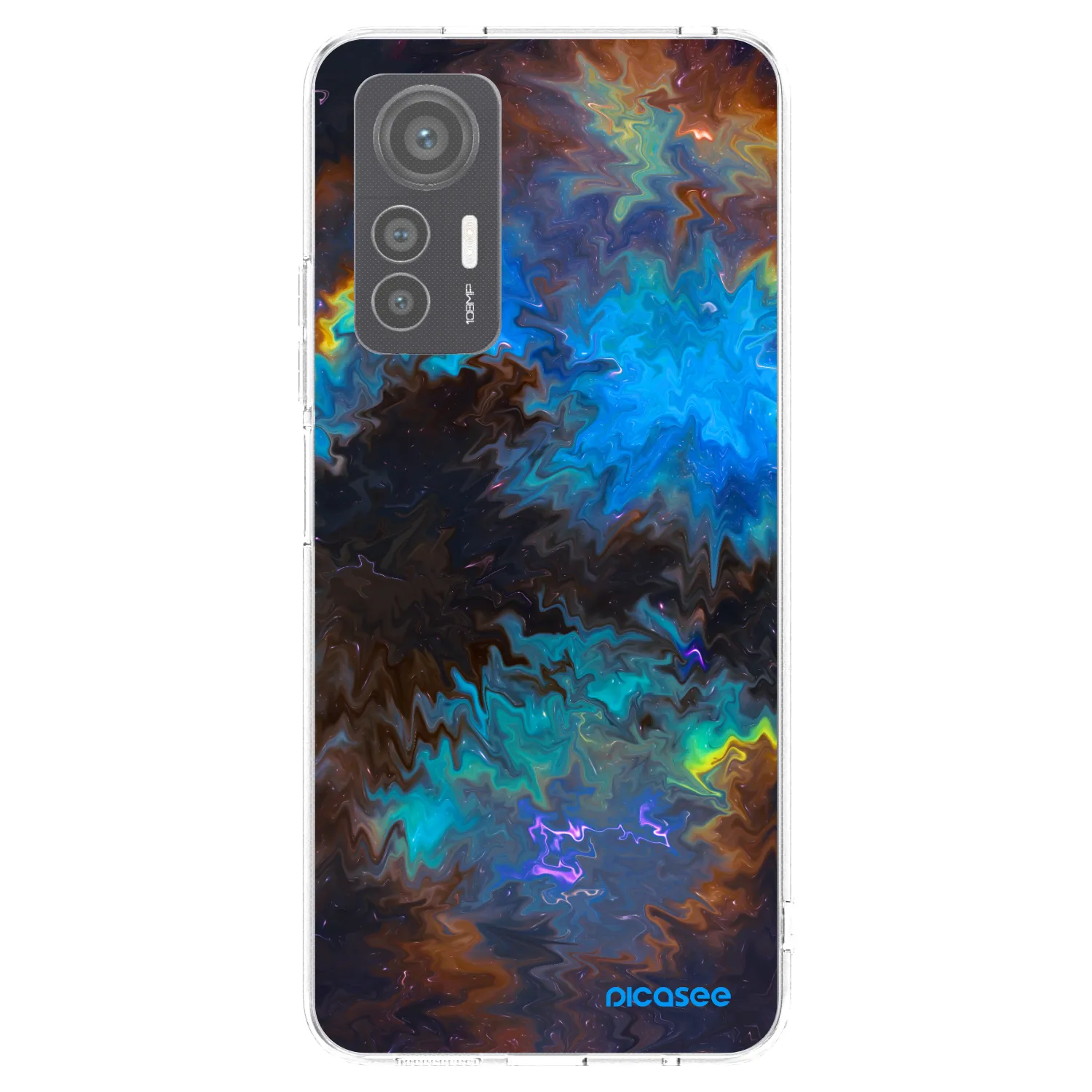 Picasee silikonowe przeźroczyste etui na Xiaomi 12 Lite - Space