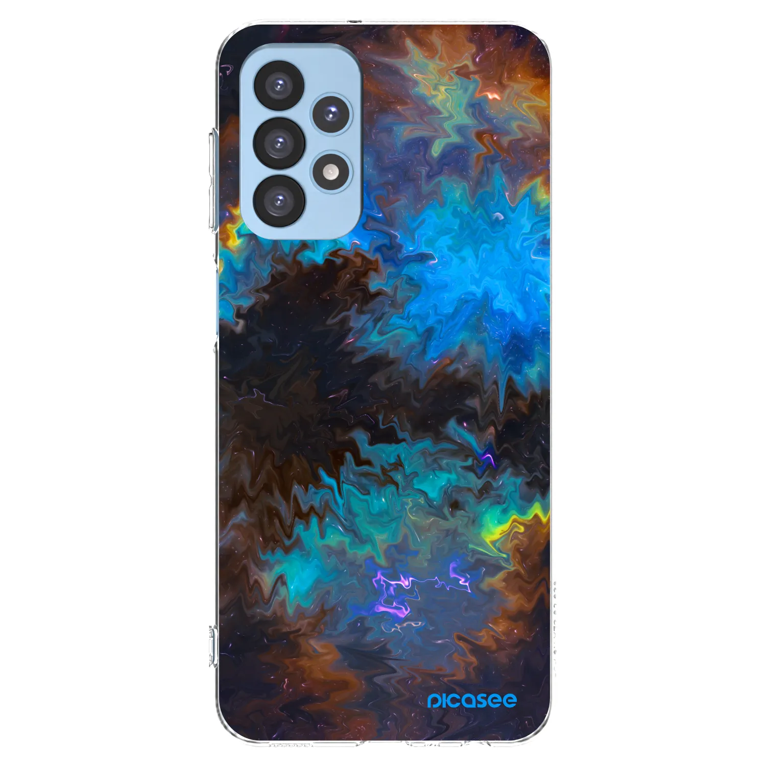 Picasee silikonowe przeźroczyste etui na Samsung Galaxy A23 A235F 4G - Space