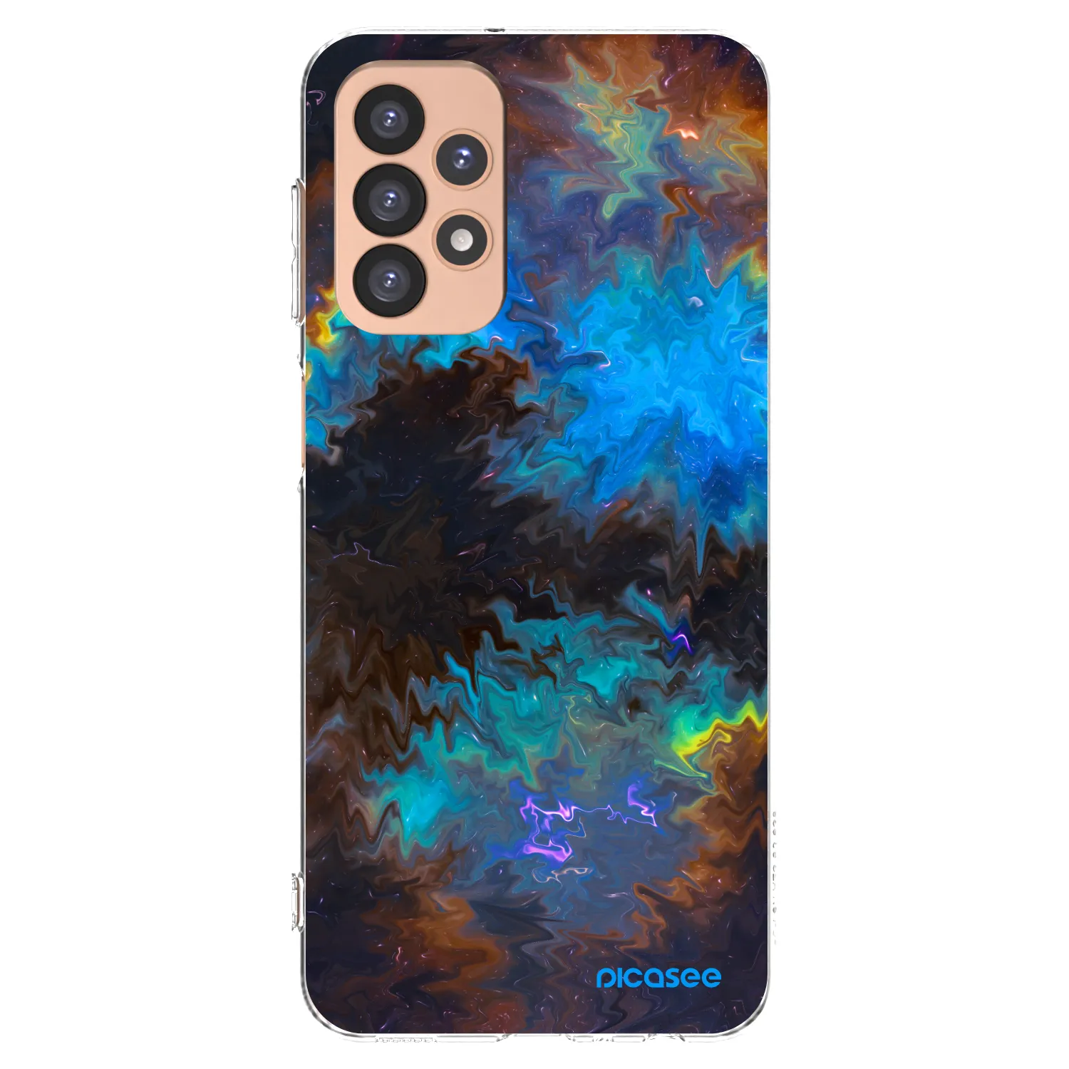 Picasee silikonowe przeźroczyste etui na Samsung Galaxy A23 A236B 5G - Space