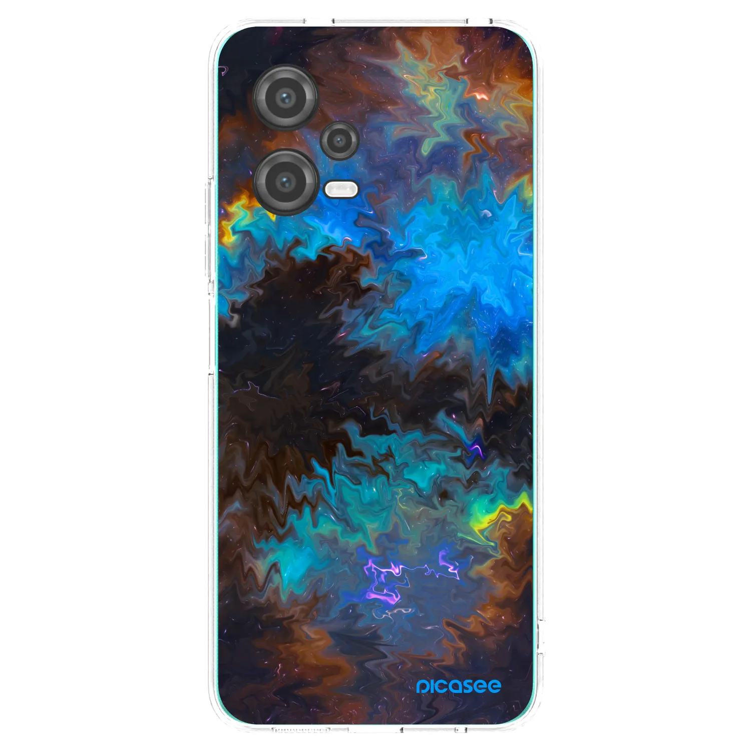 Picasee silikonowe przeźroczyste etui na Xiaomi Poco X5 - Space