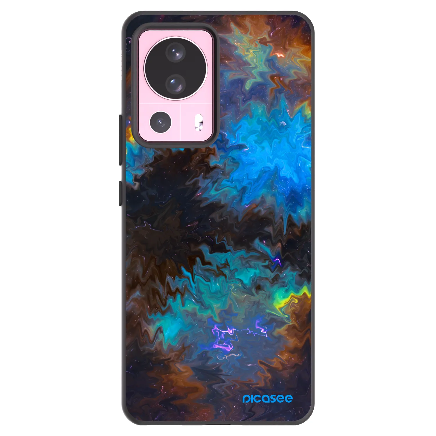 Picasee silikonowe czarne etui na Xiaomi 13 Lite - Space