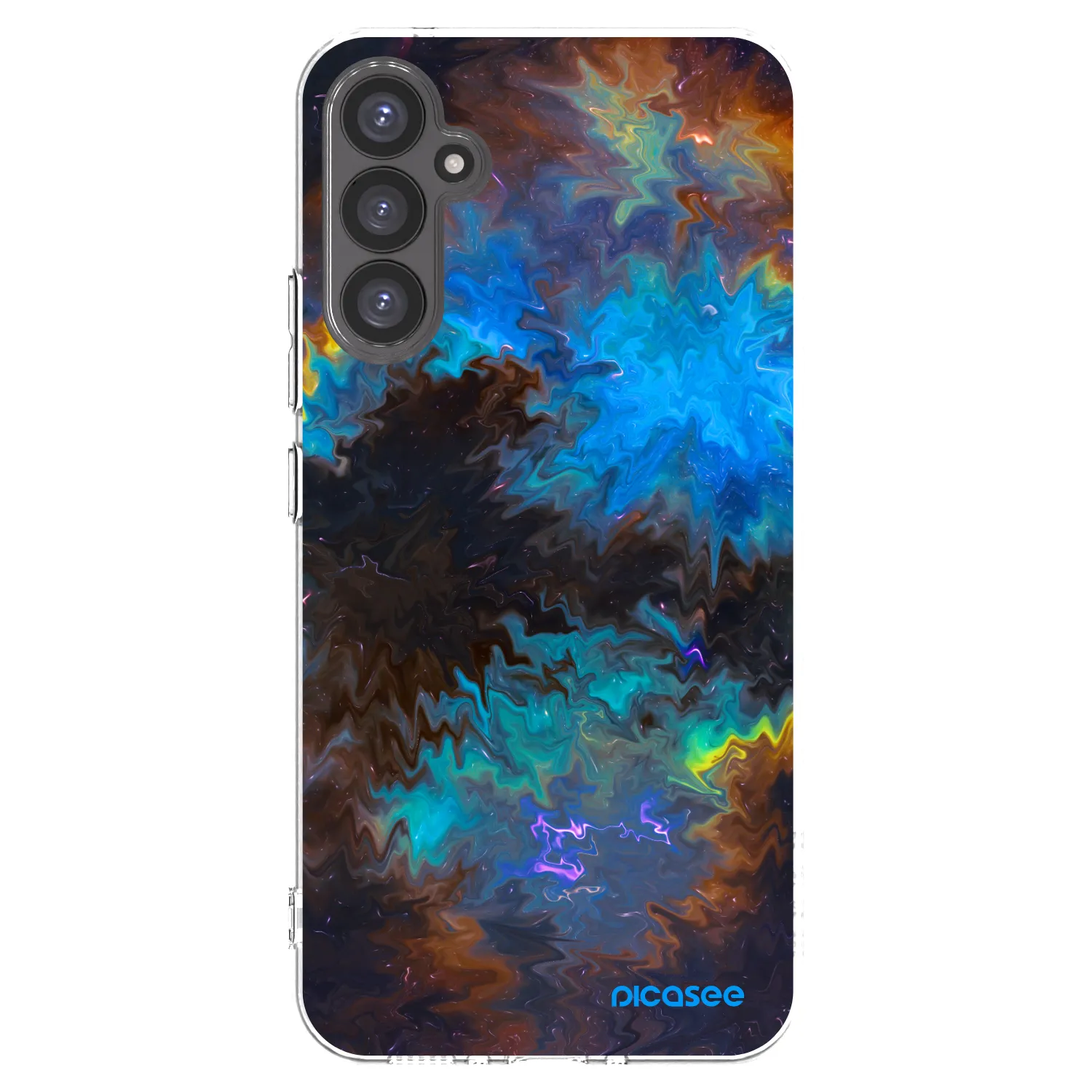 Picasee silikonowe przeźroczyste etui na Samsung Galaxy A34 5G A346B - Space