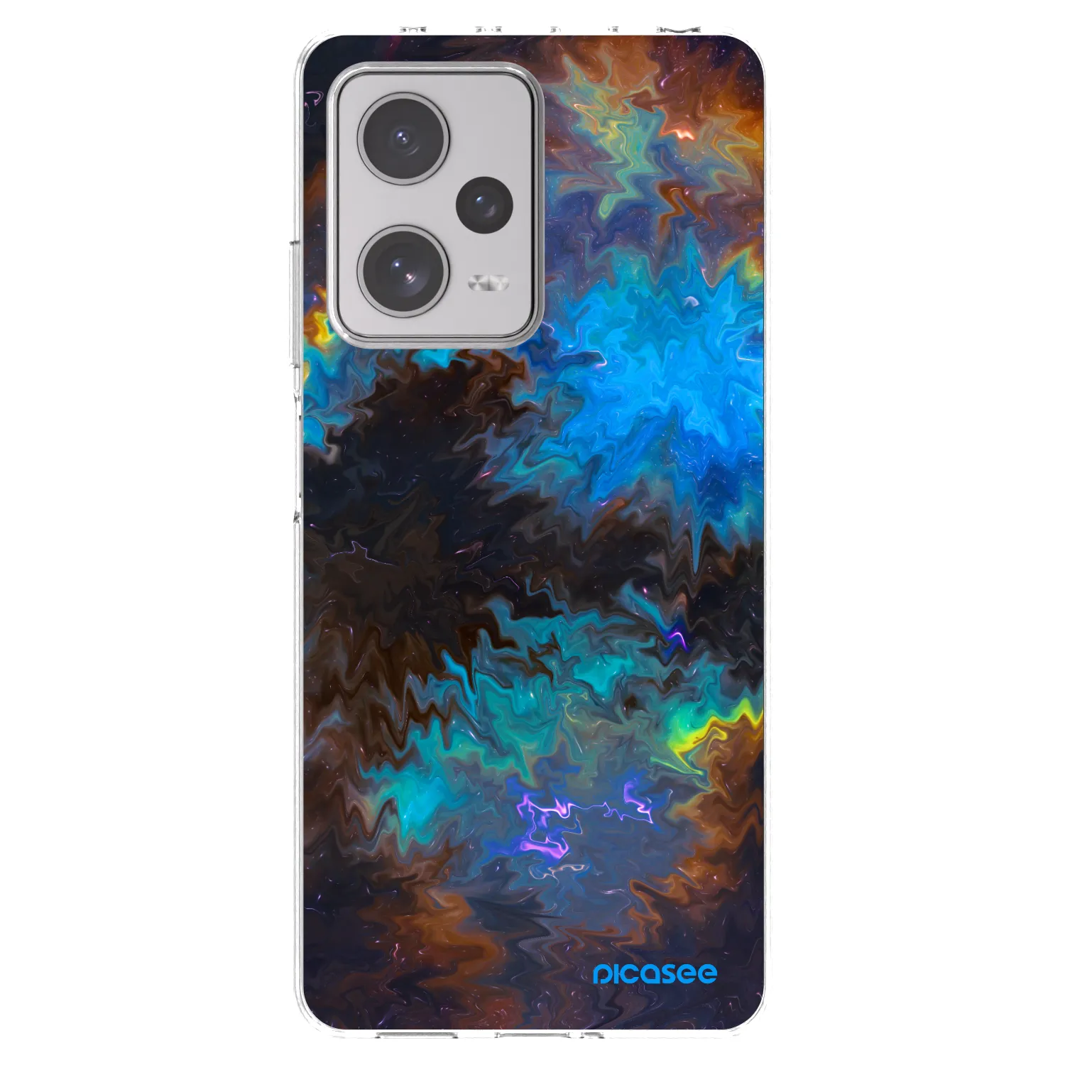 Picasee silikonowe przeźroczyste etui na Xiaomi Redmi Note 12 Pro+ 5G - Space