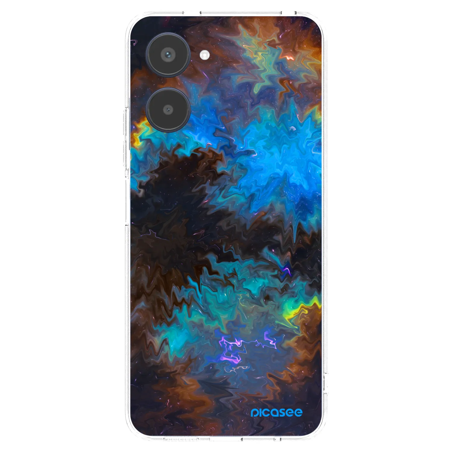 Picasee silikonowe przeźroczyste etui na Realme 10 4G - Space