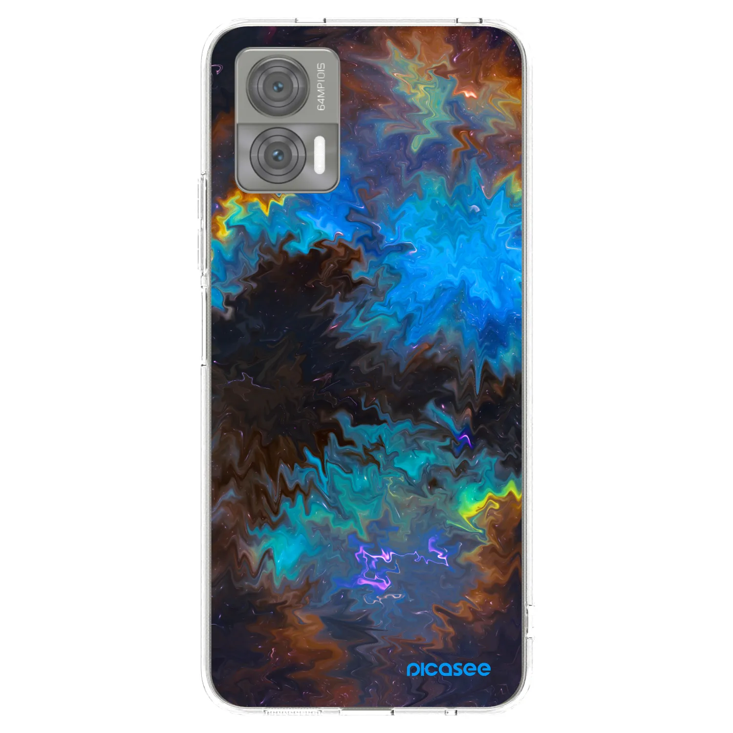 Picasee silikonowe przeźroczyste etui na Motorola Edge 30 Neo - Space