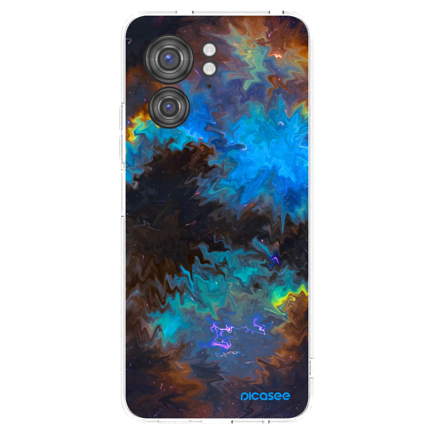 Picasee silikonowe przeźroczyste etui na Motorola Edge 40 - Space