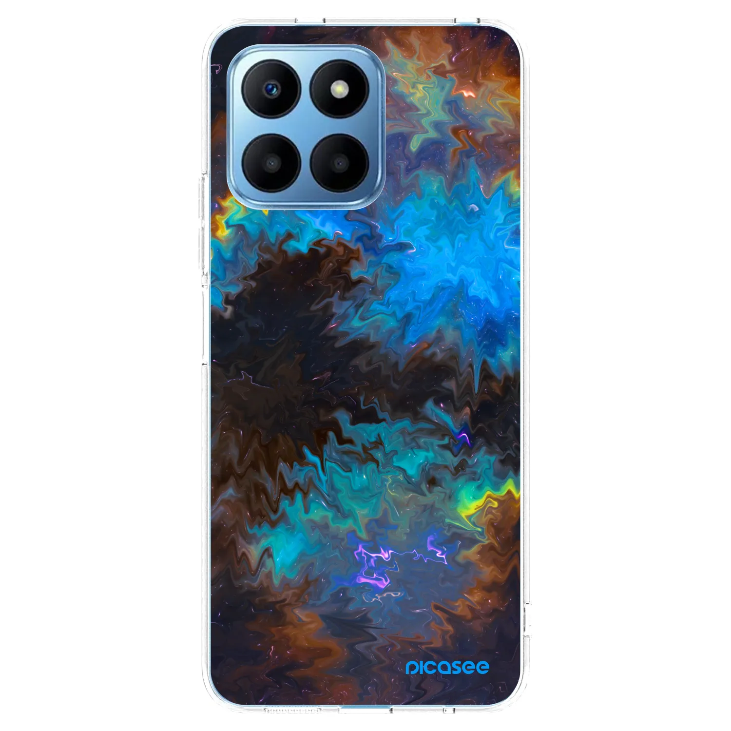 Picasee silikonowe przeźroczyste etui na Honor 70 Lite - Space