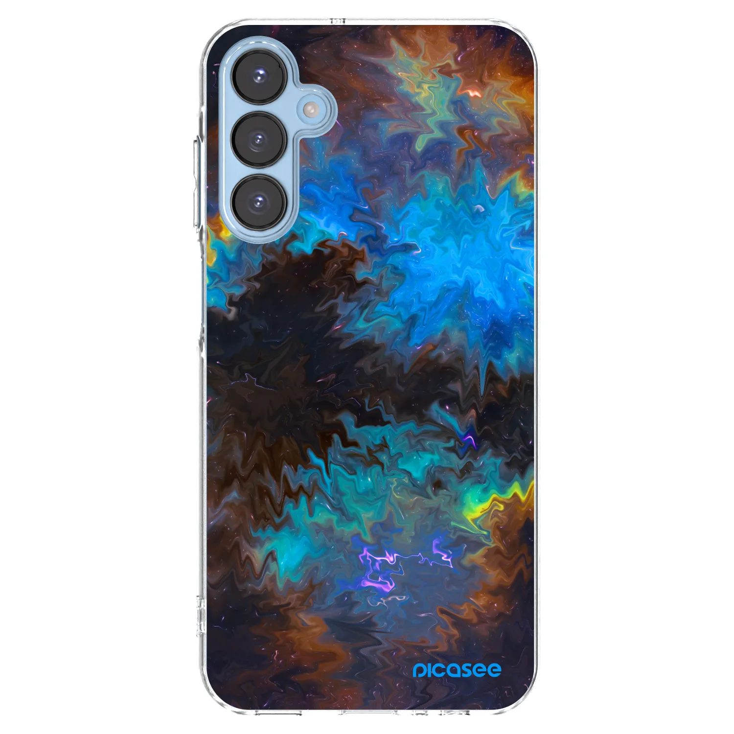 Picasee silikonowe przeźroczyste etui na Samsung Galaxy A15 A156B 5G - Space