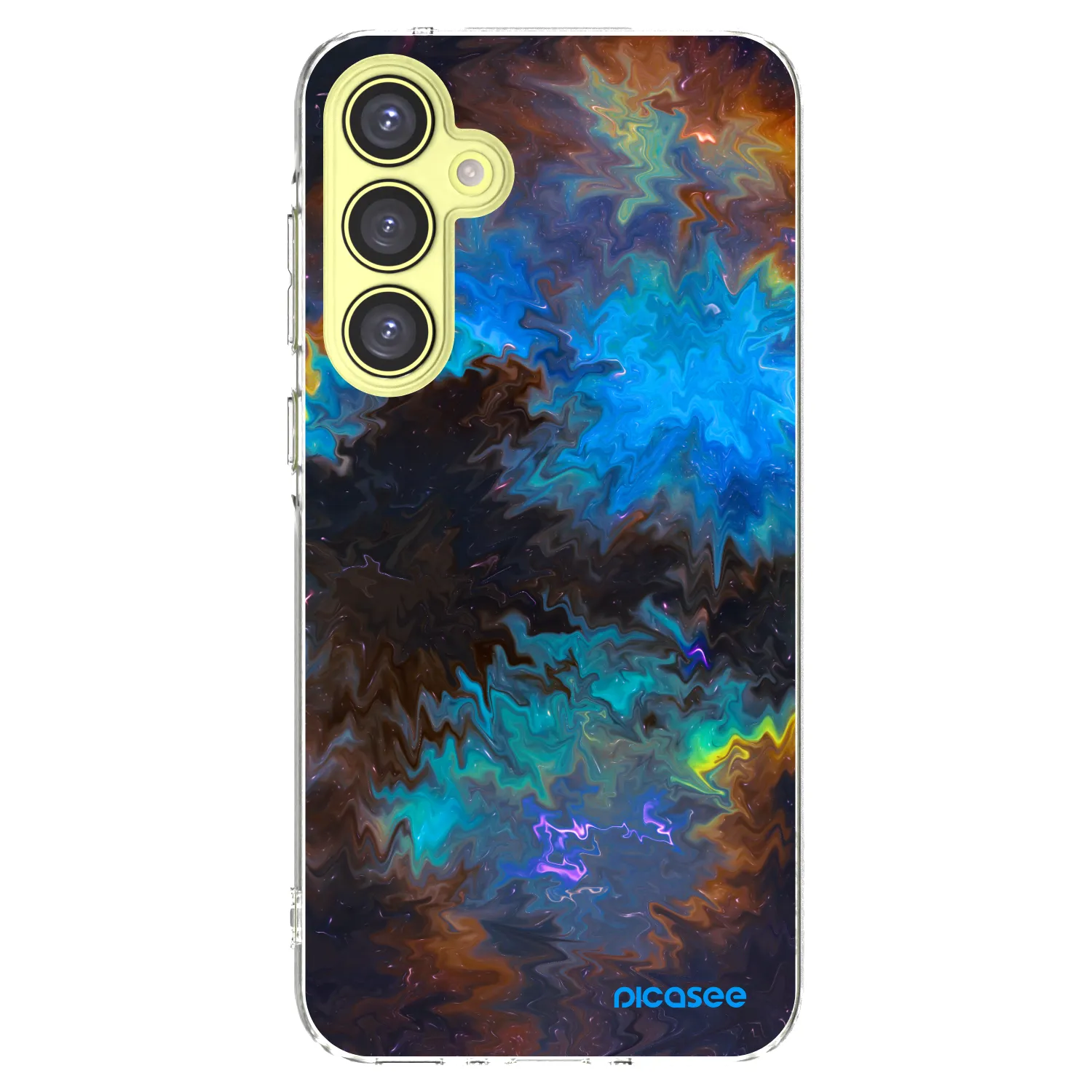 Picasee silikonowe przeźroczyste etui na Samsung Galaxy A35 5G A356B - Space