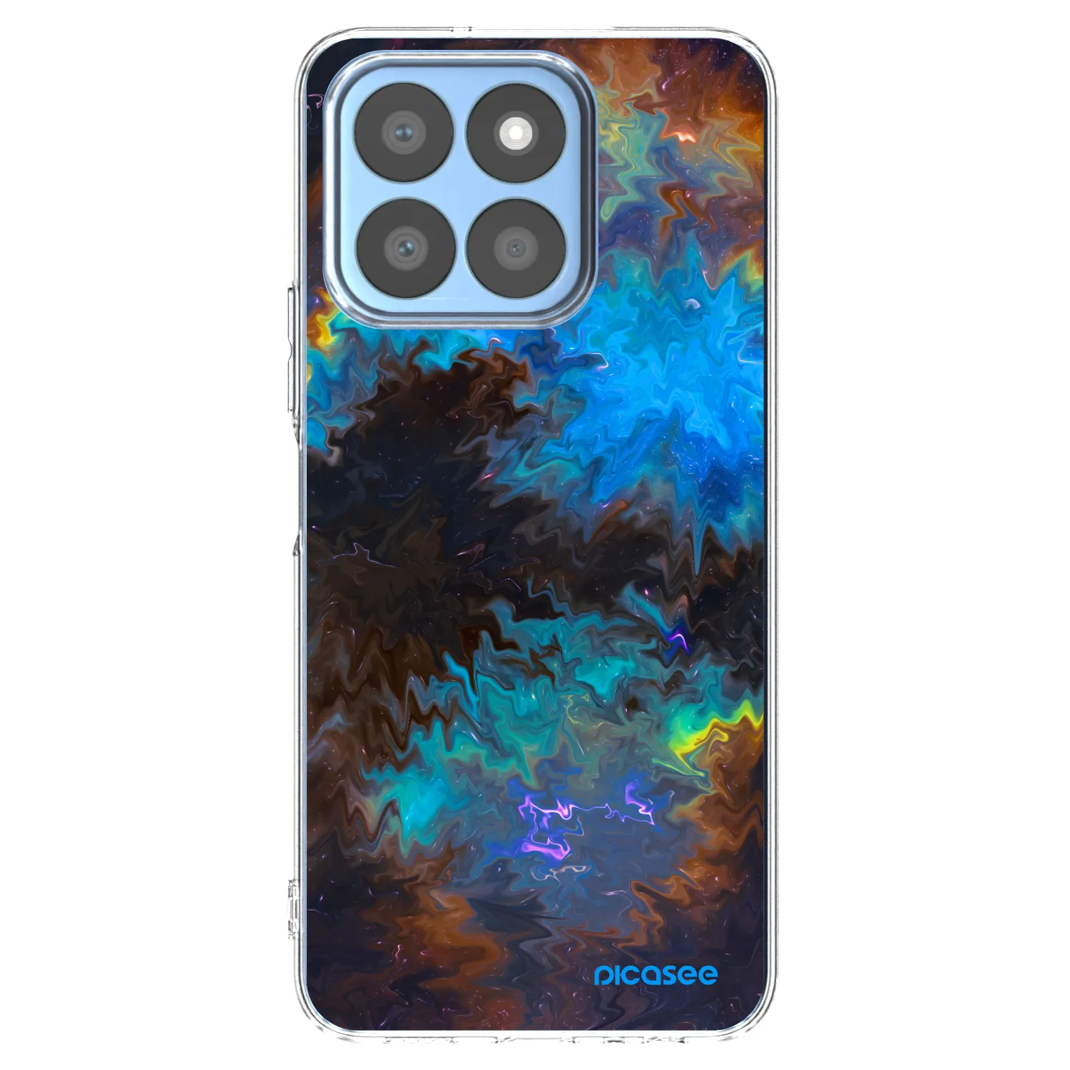 Picasee silikonowe przeźroczyste etui na Honor X8b - Space
