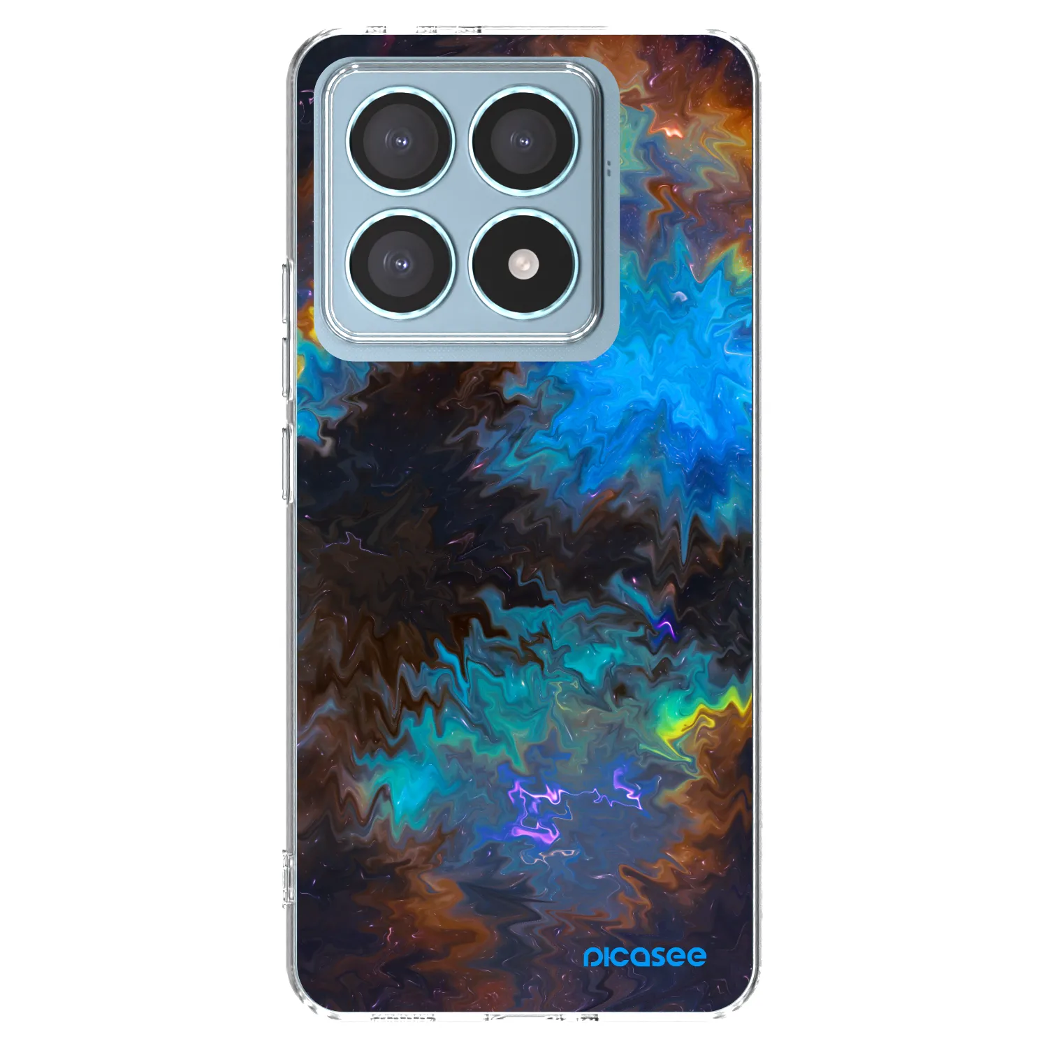 Picasee silikonowe przeźroczyste etui na Xiaomi 14T Pro - Space