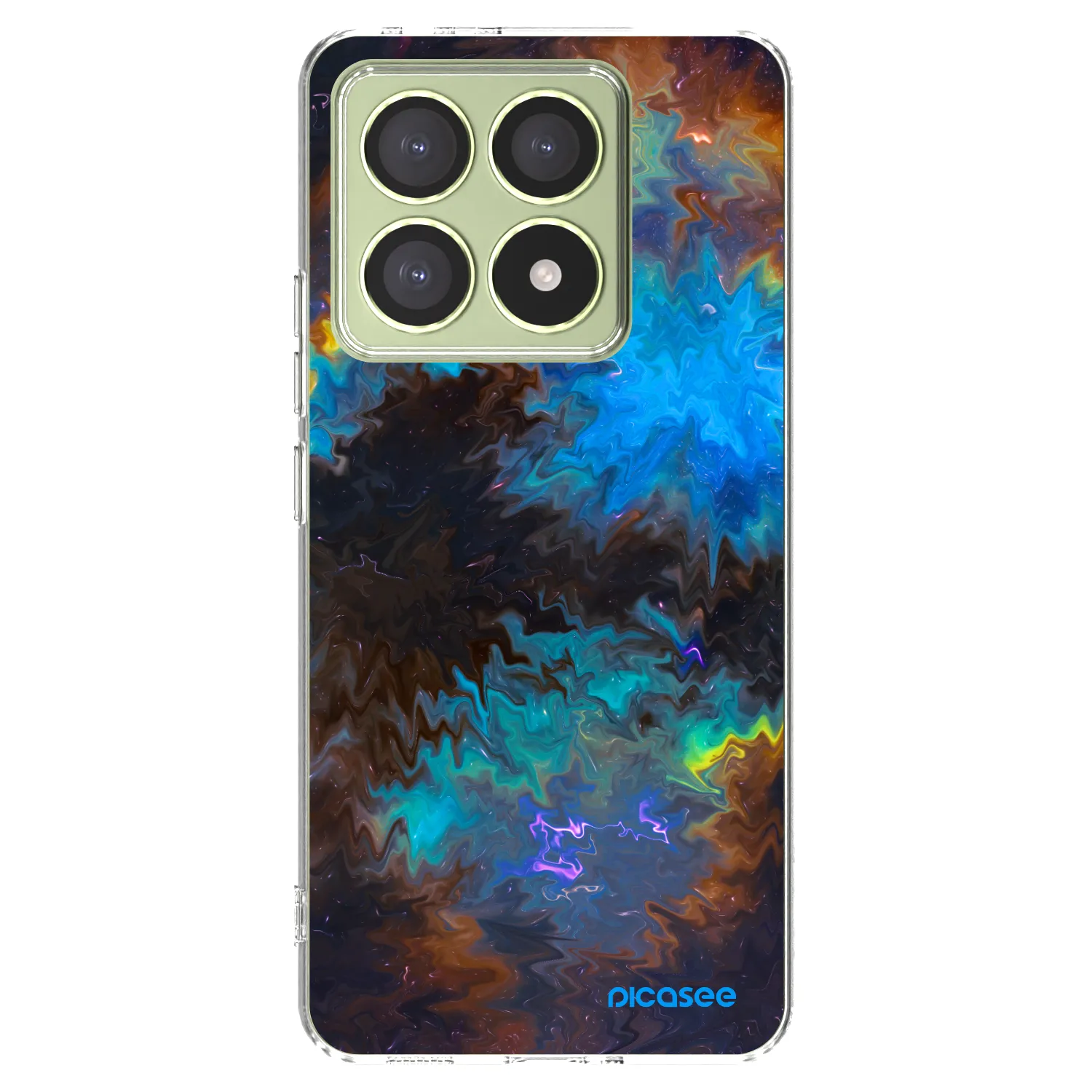 Picasee silikonowe przeźroczyste etui na Xiaomi 14T - Space