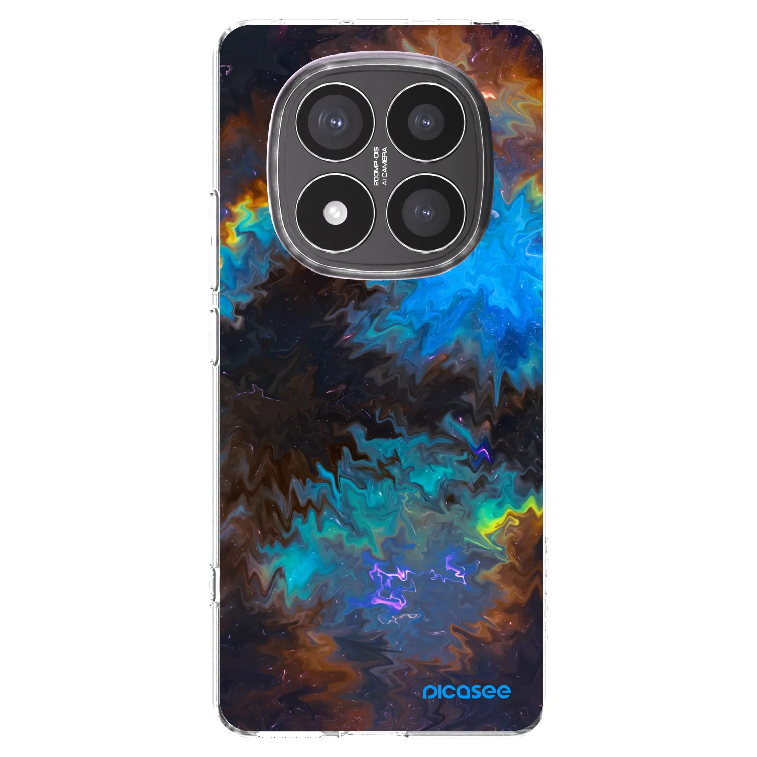 Picasee silikonowe przeźroczyste etui na Xiaomi Redmi Note 14 Pro+ 5G - Space