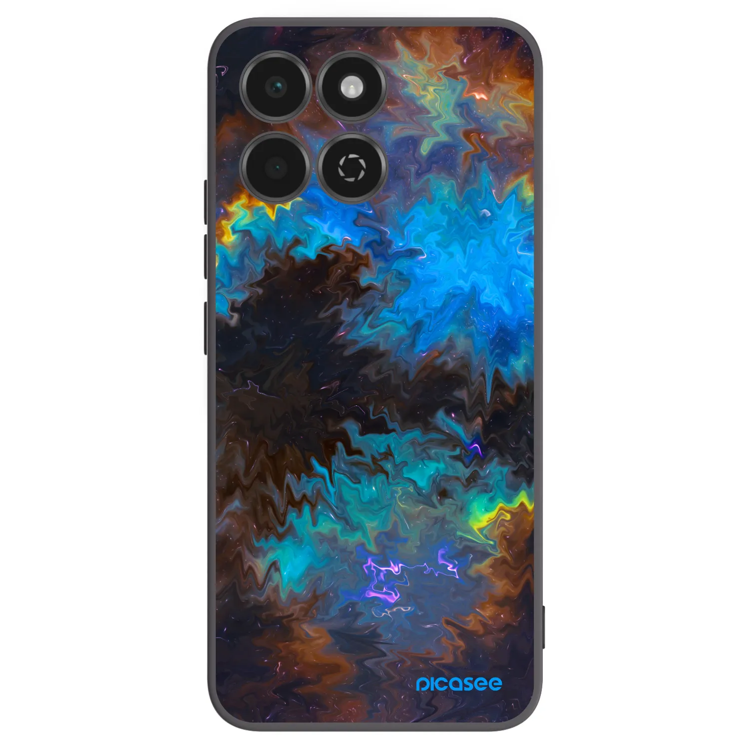 Picasee silikonowe czarne etui na Honor 200 Smart 5G - Space