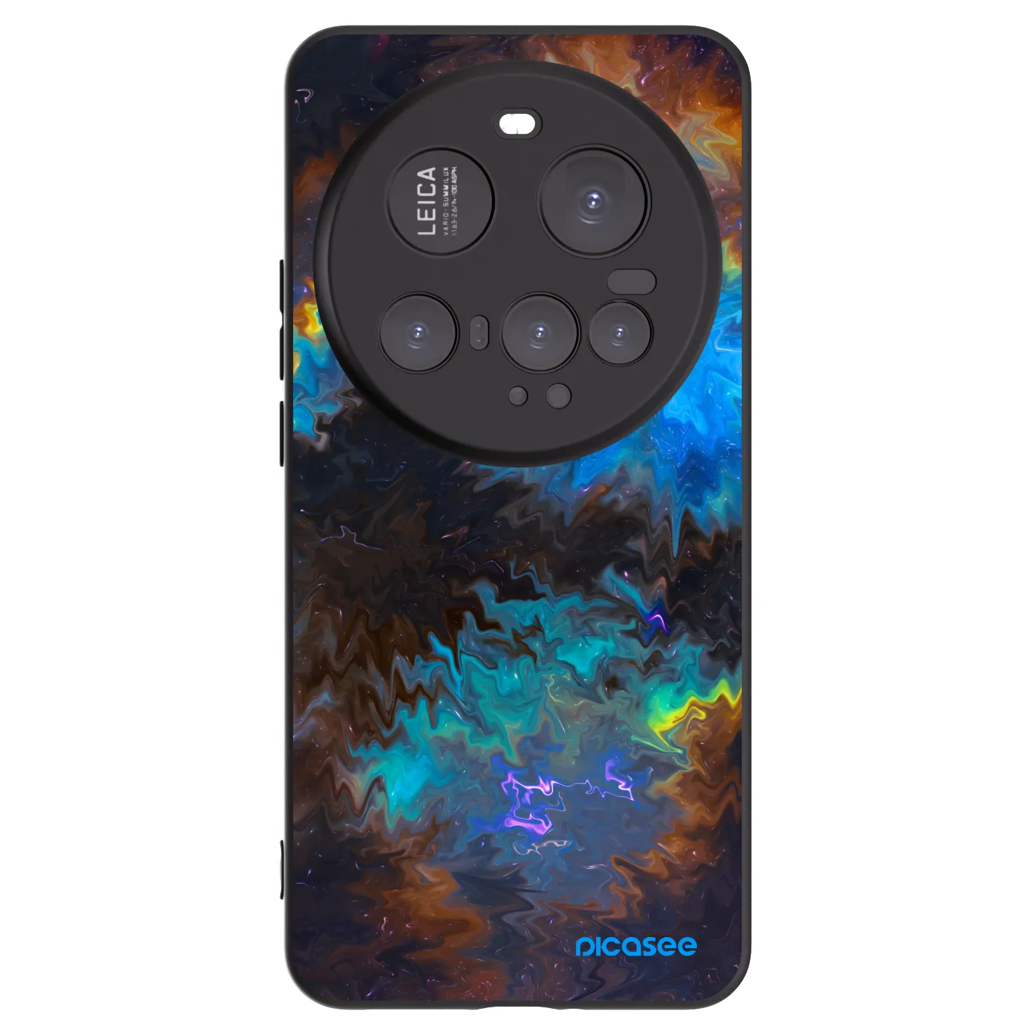 Picasee silikonowe czarne etui na Xiaomi 15 Ultra - Space