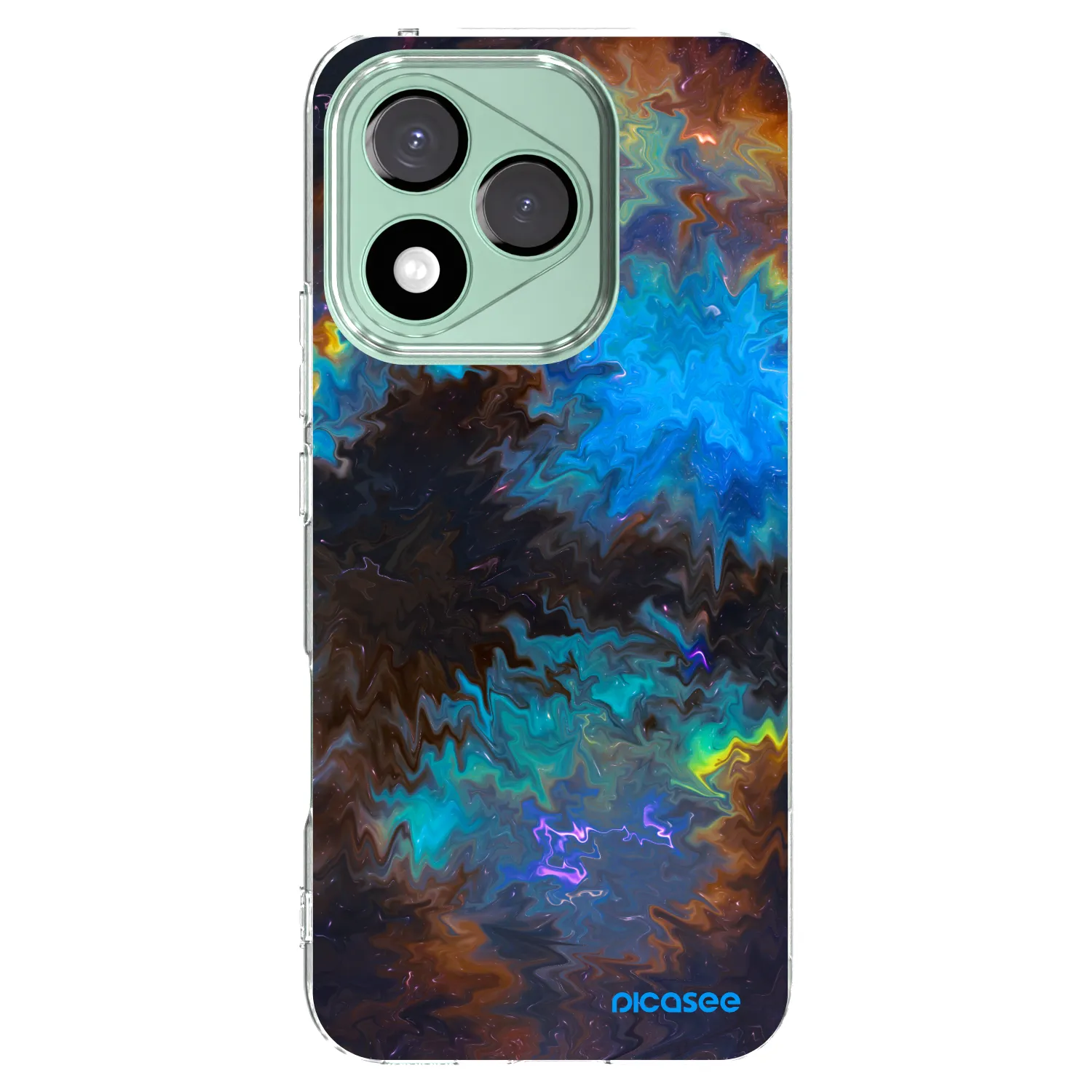 Picasee silikonowe przeźroczyste etui na Honor 400 Lite 5G - Space