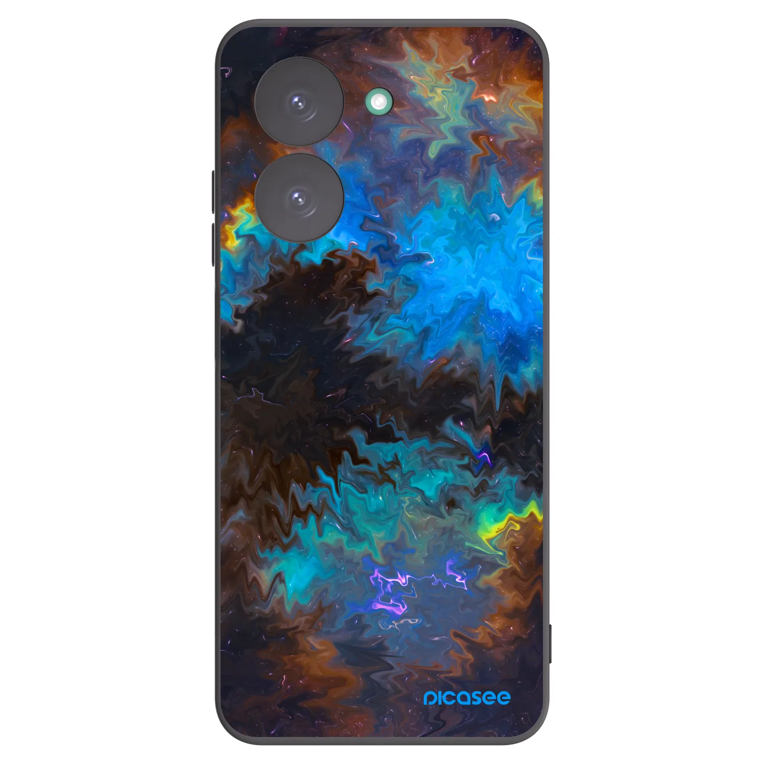 Picasee silikonowe czarne etui na Xiaomi Redmi A5 - Space
