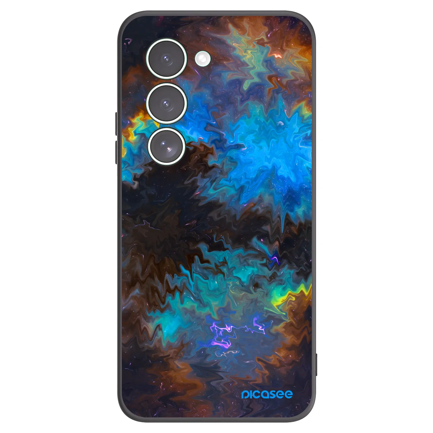 Picasee silikonowe czarne etui na Xiaomi Redmi 15 5G - Space