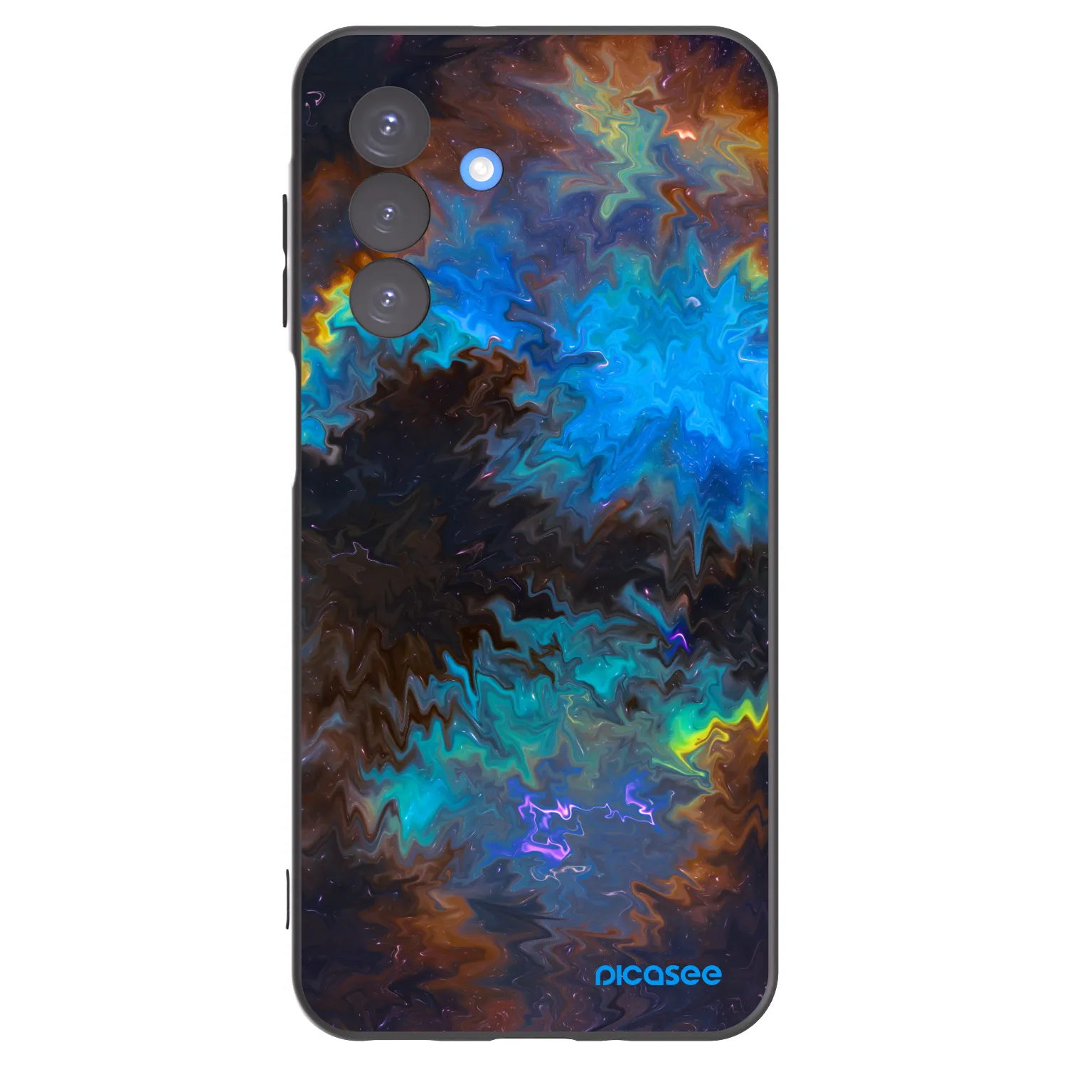 Picasee silikonowe czarne etui na Samsung Galaxy A17 5G - Space