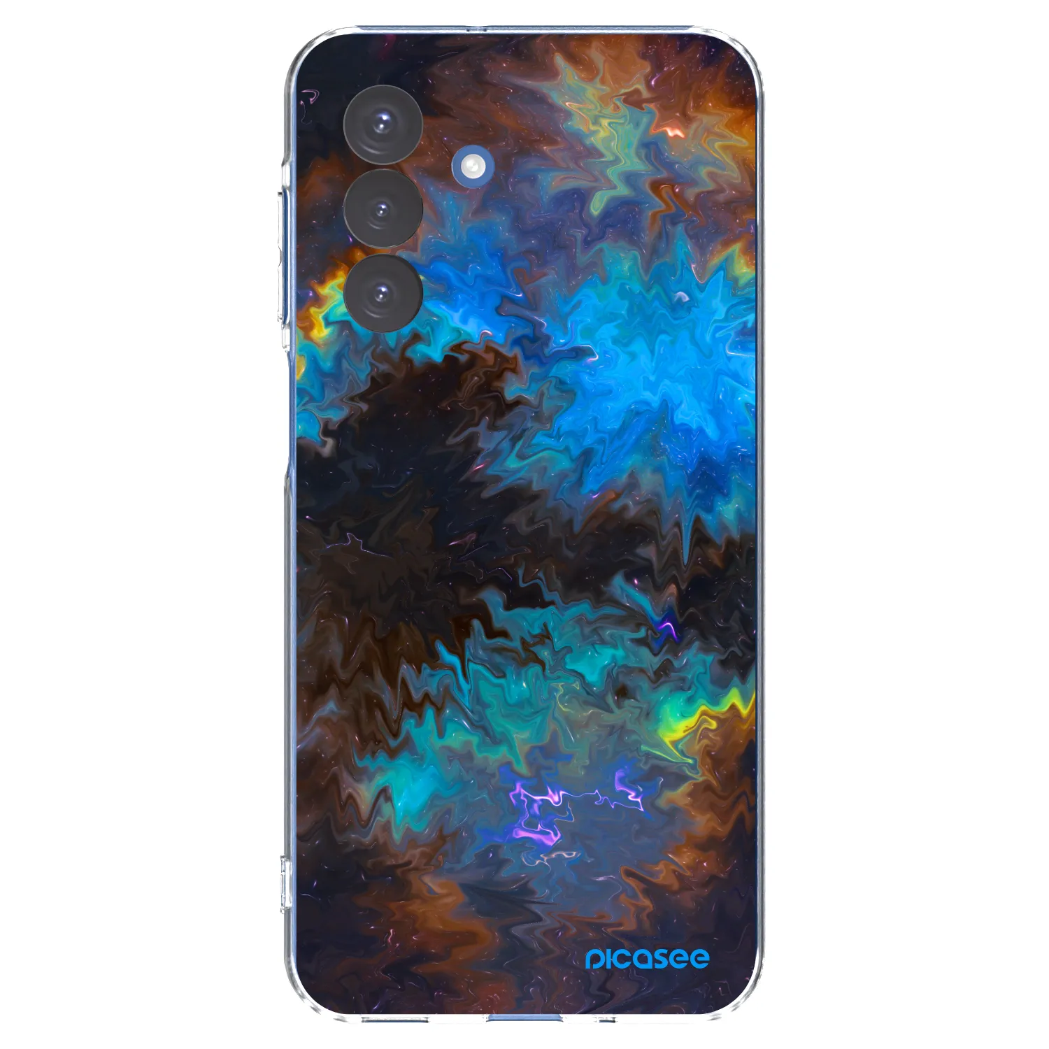 Picasee silikonowe przeźroczyste etui na Samsung Galaxy A17 5G - Space