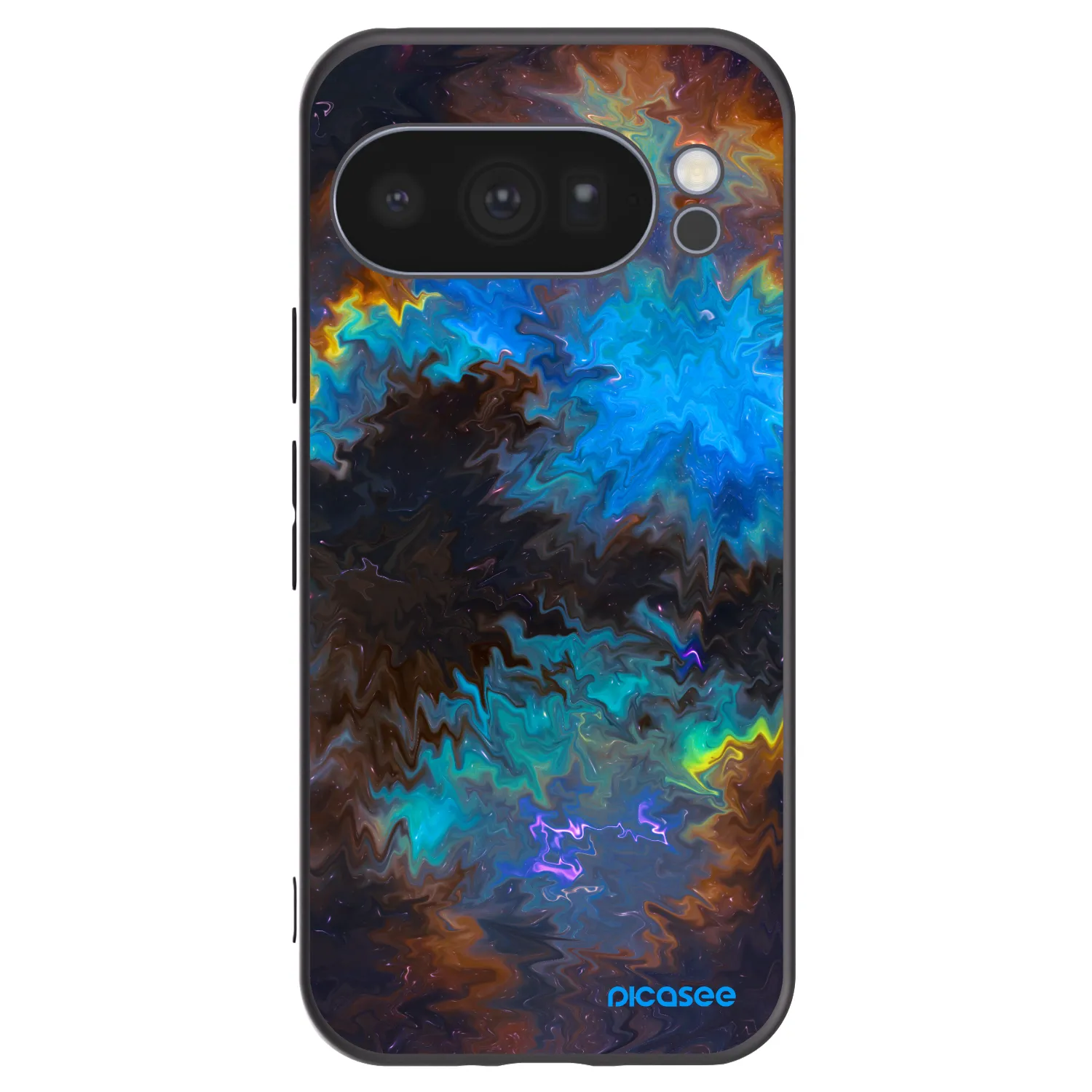 Picasee silikonowe czarne etui na Google Pixel 10 Pro - Space