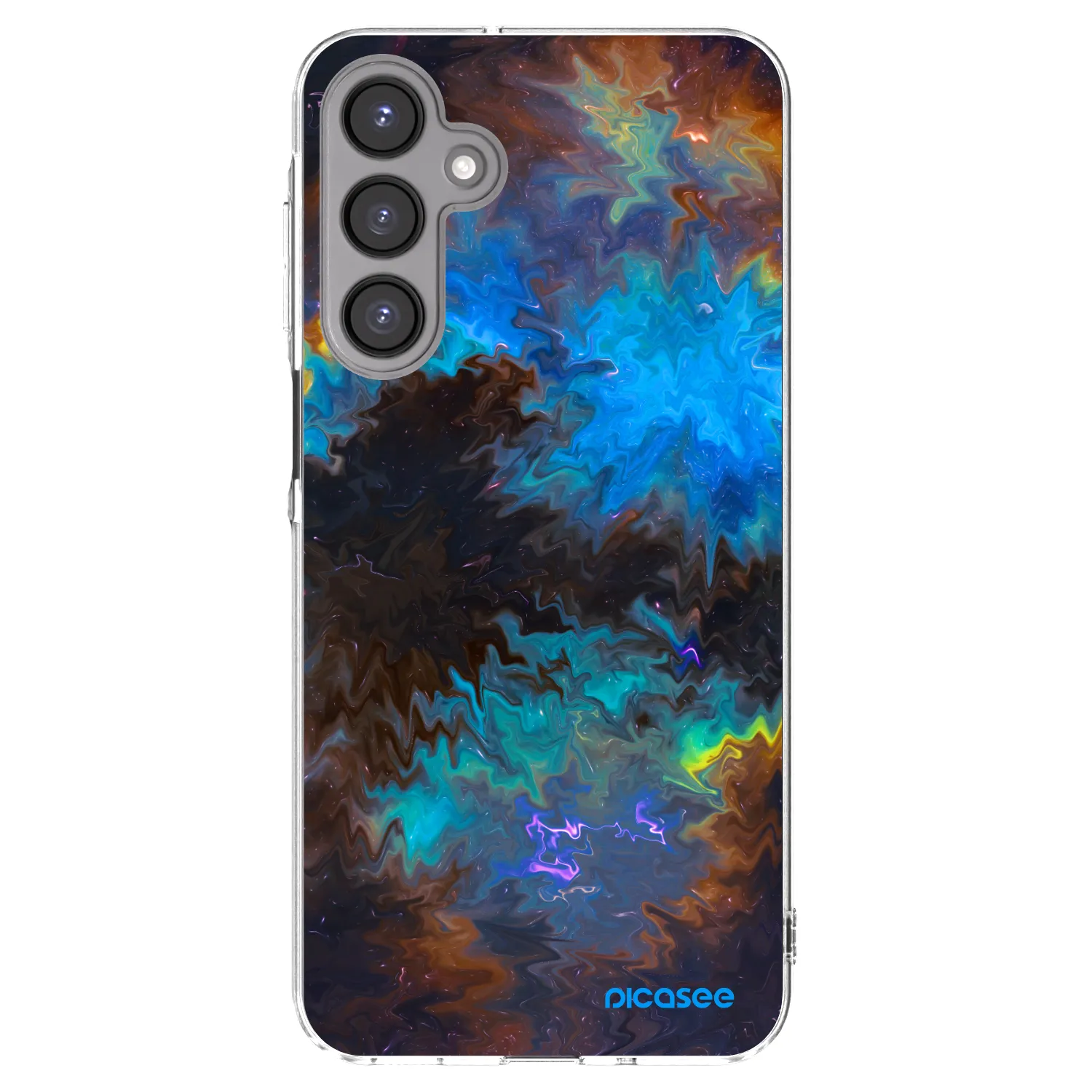 Picasee silikonowe przeźroczyste etui na Samsung Galaxy A16 4G - Space
