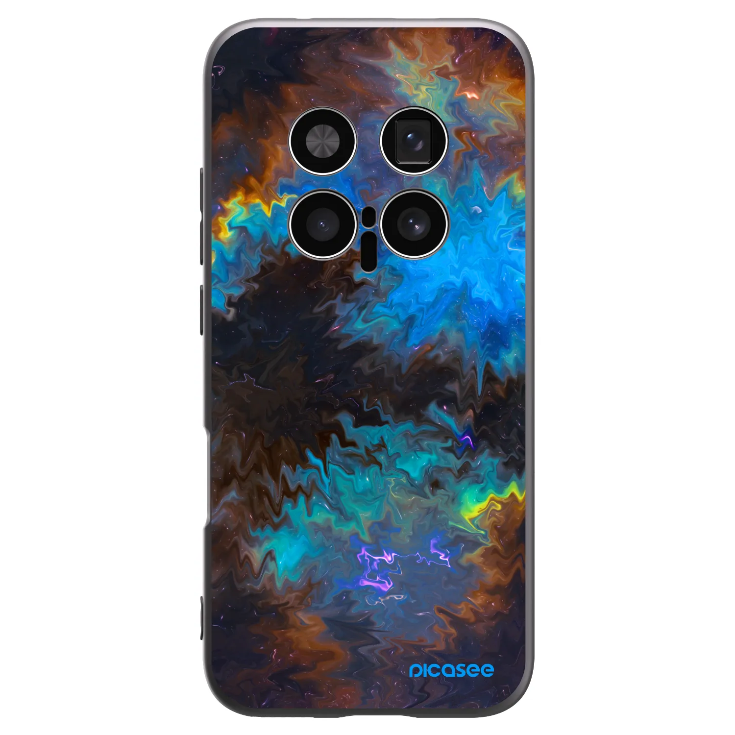 Picasee silikonowe czarne etui na Honor Magic8 Pro 5G - Space